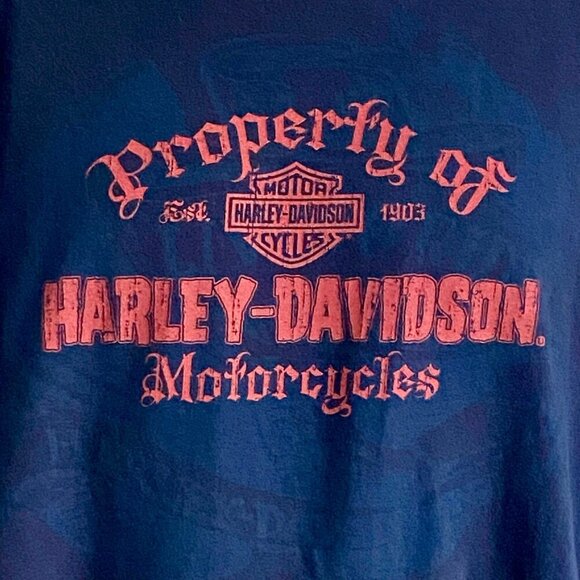 Harley Davidson Orlando Florida Graphic Tee Cotton Shirt Men's XL - Picture 8 of 10